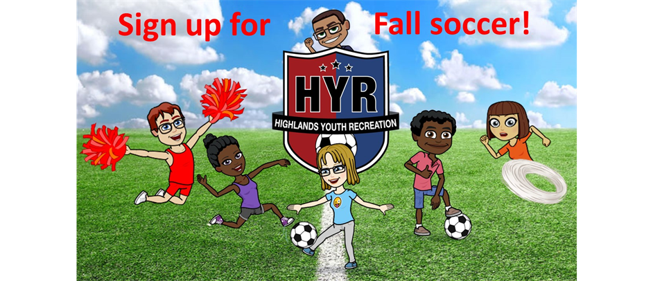 Fall Soccer Signing Up August 1 - Sept 2!