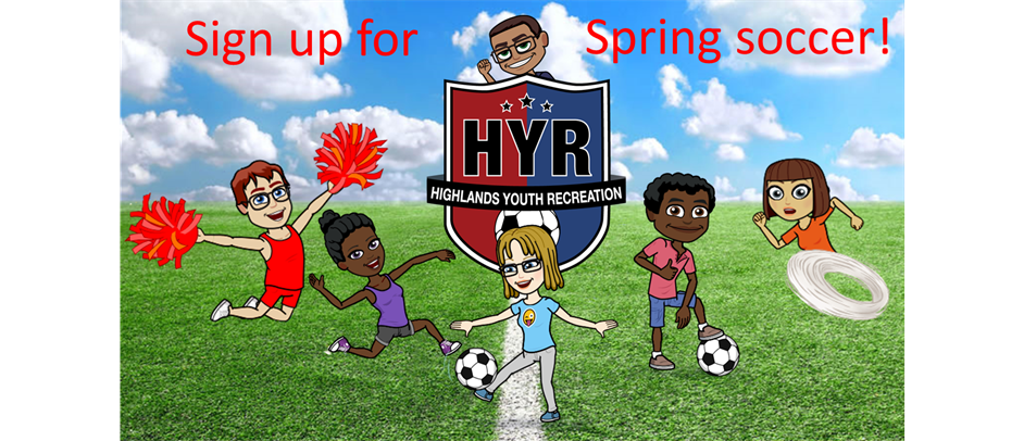 HYR Soccer Signing up February 1 - March 2